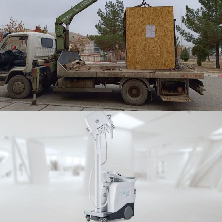 در راستای تامین مطالبات بیمارستان حضرت رسول(ص) جوانرود دستگاه رادیولوژی