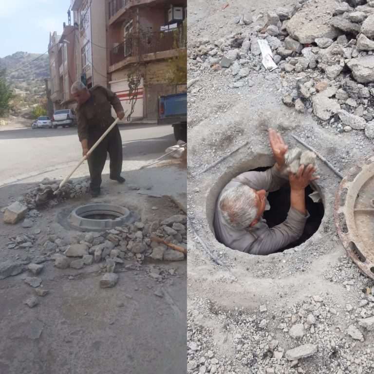 بیش از ۴۰ کیلومتر شستشوولایروبی شبکه فاضلاب در سطح شهر جوانرود بیش از 40 کیلومتر شستشوولایروبی شبکه فاضلاب در سطح شهر جوانرود