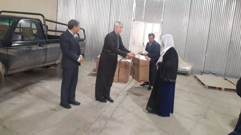 لوازم گرماشی بین مددجویان کمیته امدادامام خمینی (ره) جوانرودتوزیع شد کمیته امداد امام خمینی ره