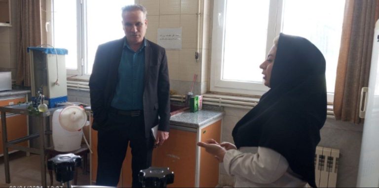 کارشناس نظارت بر کیفیت آب استان از جوانرود بازدید کرد