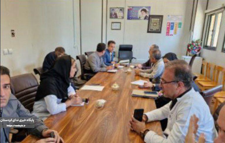 تلاش مستمر برای رفع مشکلات بیمارستان جوانرود با حضور معاونت غذا و دارو