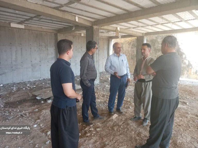 مدیر کل بنیاد مسکن انقلاب اسلامی استان کرمانشاه از پروژههای مسکن ملی جوانرود بازدید کرد