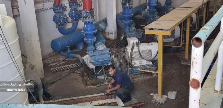 نصب الکتروموتور ۱۶۰ کیلووات ایستگاه پمپاژ صادق آباد