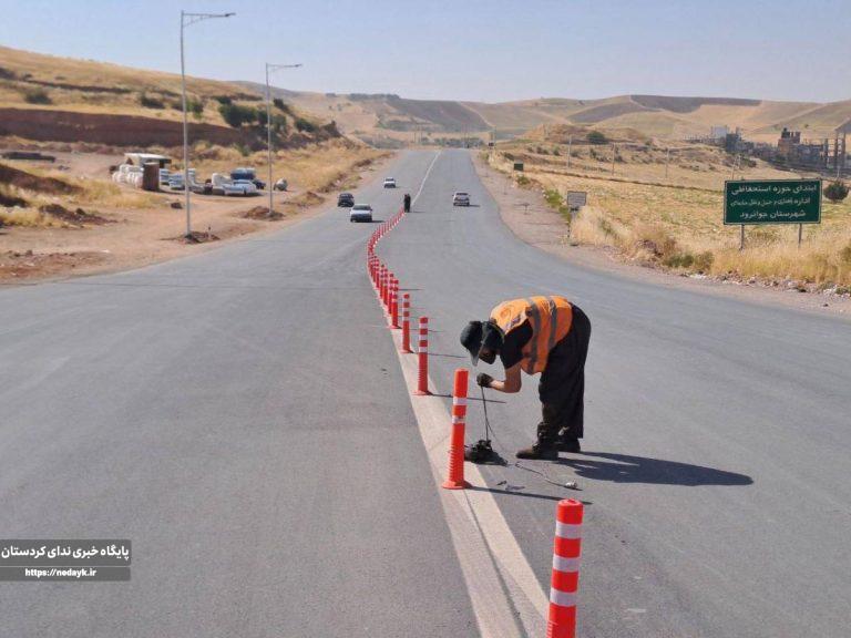 عملیات ایمن سازی مسیر جوانرود به بیاشوش