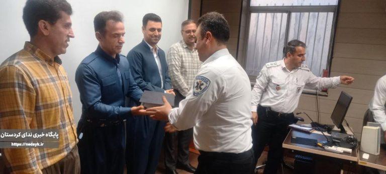 برگزاری مراسم روز اورژانس و فوریتهای پزشکی در شهرستان جوانرود