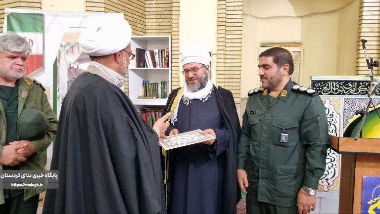 دیدار بسیجیان با امام جمعه شهرستان جوانرود