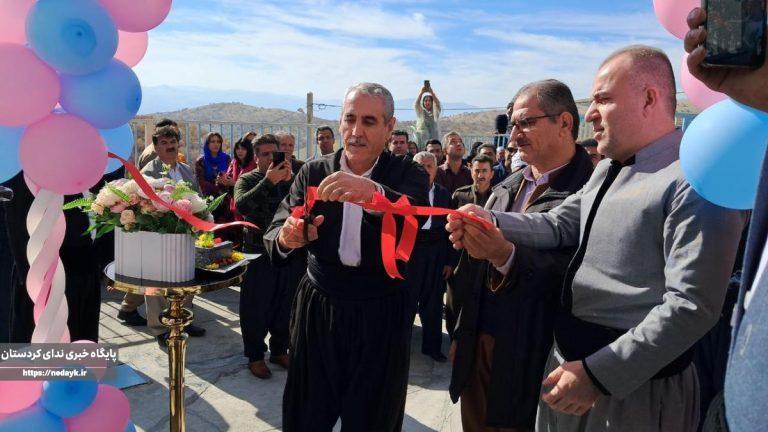 افتتاح مدرسه خیرساز روستای بیلهای درشهرستان جوانرود