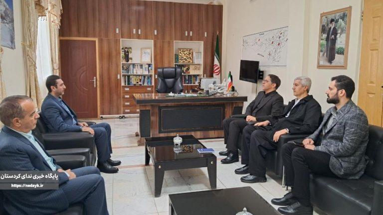 دیدار مدیرکل کمیته امداد امام خمینی (ره) با فرماندار جوانرود