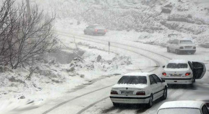 جاده های استان کرمانشاه لغزنده است