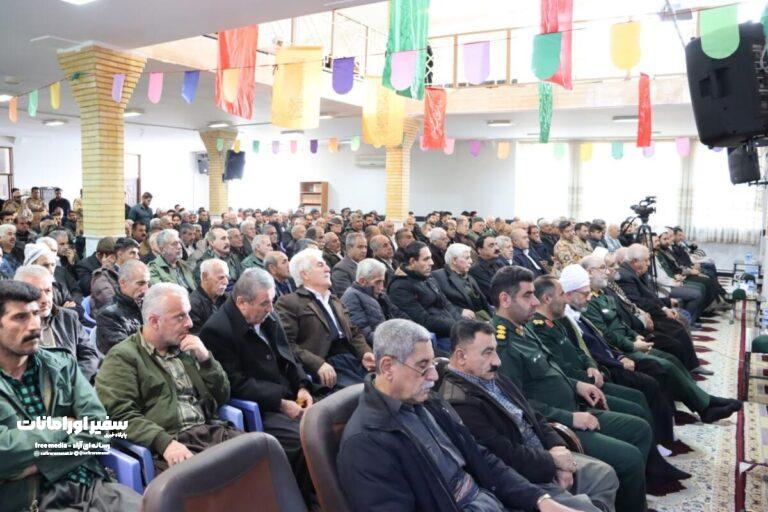 مراسم بزرگداشت حماسه ۹ دی و سالگرد شهادت حاج قاسم سلیمانی در جوانرود