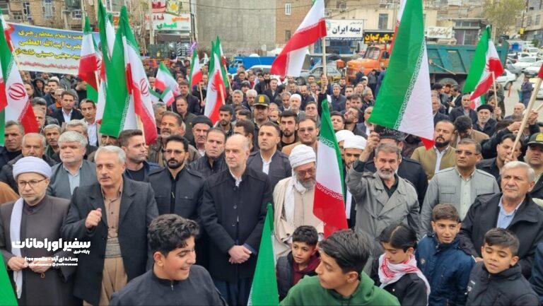 جوانرود در خط مقدم مقاومت مردمی است