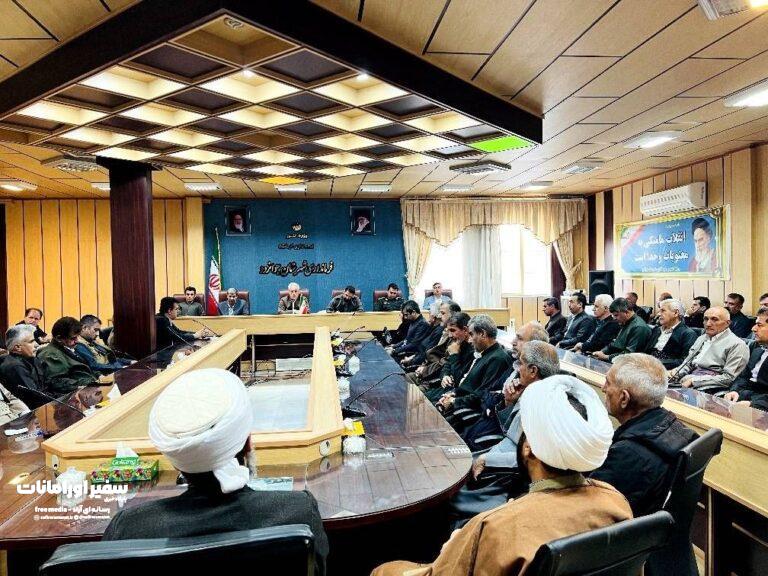 گردهمایی معتمدین جوانرود با محوریت نمایش اقتدار ملی